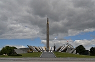 The Hero City Obelisk, Pieramohi Park, Minsk, Belarus.