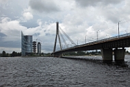 Bridge Vansu tilts in Riga.