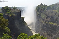 Victoria Falls in Zimbabwe.