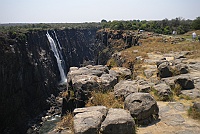 Victoria Falls in Zimbabwe.