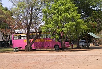 Our bus at Victoria Falls camping.
