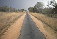 The road to Big Camp in Matobo National Park.