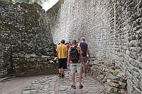 We follow the seven-meter wide city wall in the Great Enclosure.