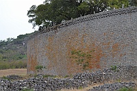 The great ring wall, seen from the outside of the Great Enclosure.