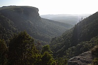 View of the Blyde Canyon from the campsite in Graskop.