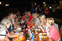 The first evening in Swaziland was the common dinner