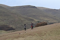 Children from the village No. 10 Riverside in Lesotho.