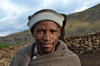 Man of the Basotho people (Blanket people).