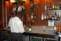 The bar at the airport in Addis Ababa