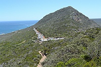 Parking at Cape Point.