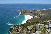 Cape of Good Hope as seen from the Cape Point.