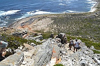 The path down to the car park at the Cape of Good Hope.