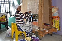 We also made a visit to the craftsmen the premises, where women are given the chance to earn their own money.