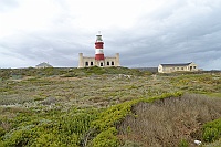 The lighthouse at Cape Agulhas.