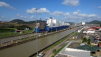 We visit the Panama Canal and the locks at Miraflores outside Panama City.