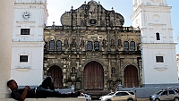Metropolitan Cathedral in Old Town in Panama City.