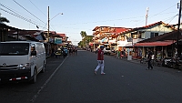 The main street of Bocas Town.