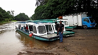 The boats which took us to Tortuguero.