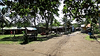 Little Square in Tortuguero village.
