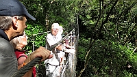 We make a trip to the hanging bridges outside of La Fortuna.