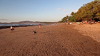 Morning on the beach in Tamarindo.