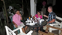 Sune, Ethel and Ulf on the bus party in Tamarindo.