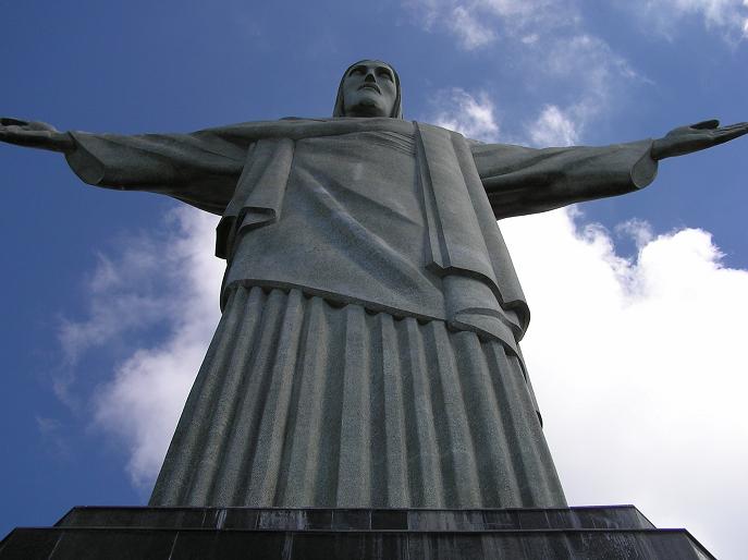 Jesusstatyn i Rio de Janeiro Brasilien