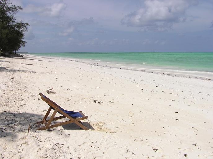Stranden vid Paje Zanzibar